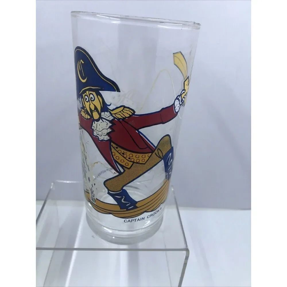 1977 Captain Crook McDonald's Glass Action Series. Vintage